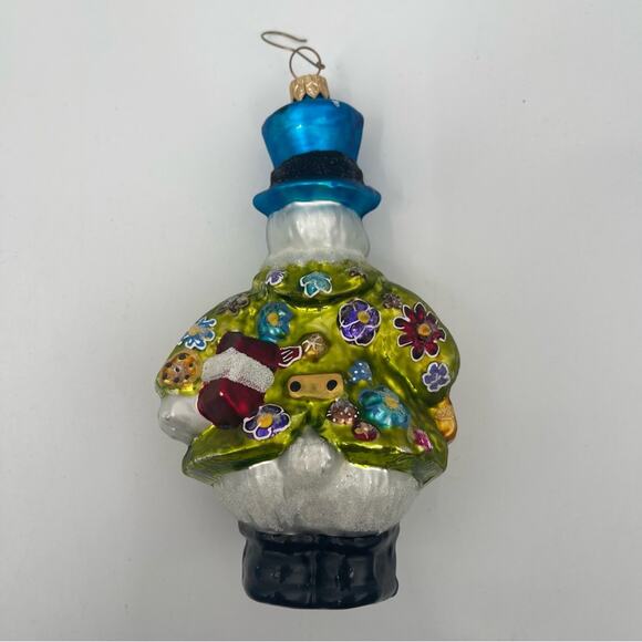 CHRISTOPHER RADKO Glass Ornament White Rabbit Glass Easter Alice Mad Hatter - Picture 11 of 14